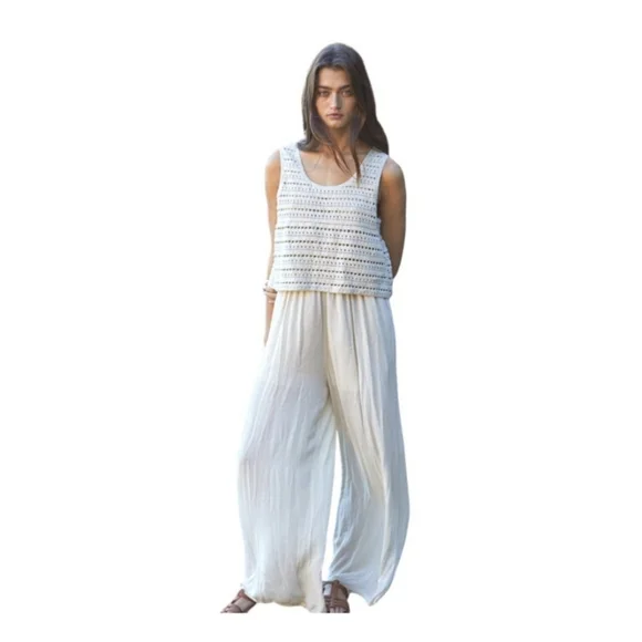 By Together Femia Tan Linen Jumpsuit - Picture 2 of 16